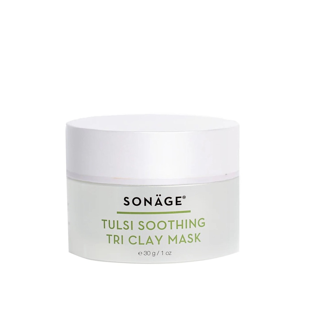 NIB Sonäge Tulsi Soothing Tri Clay Mask